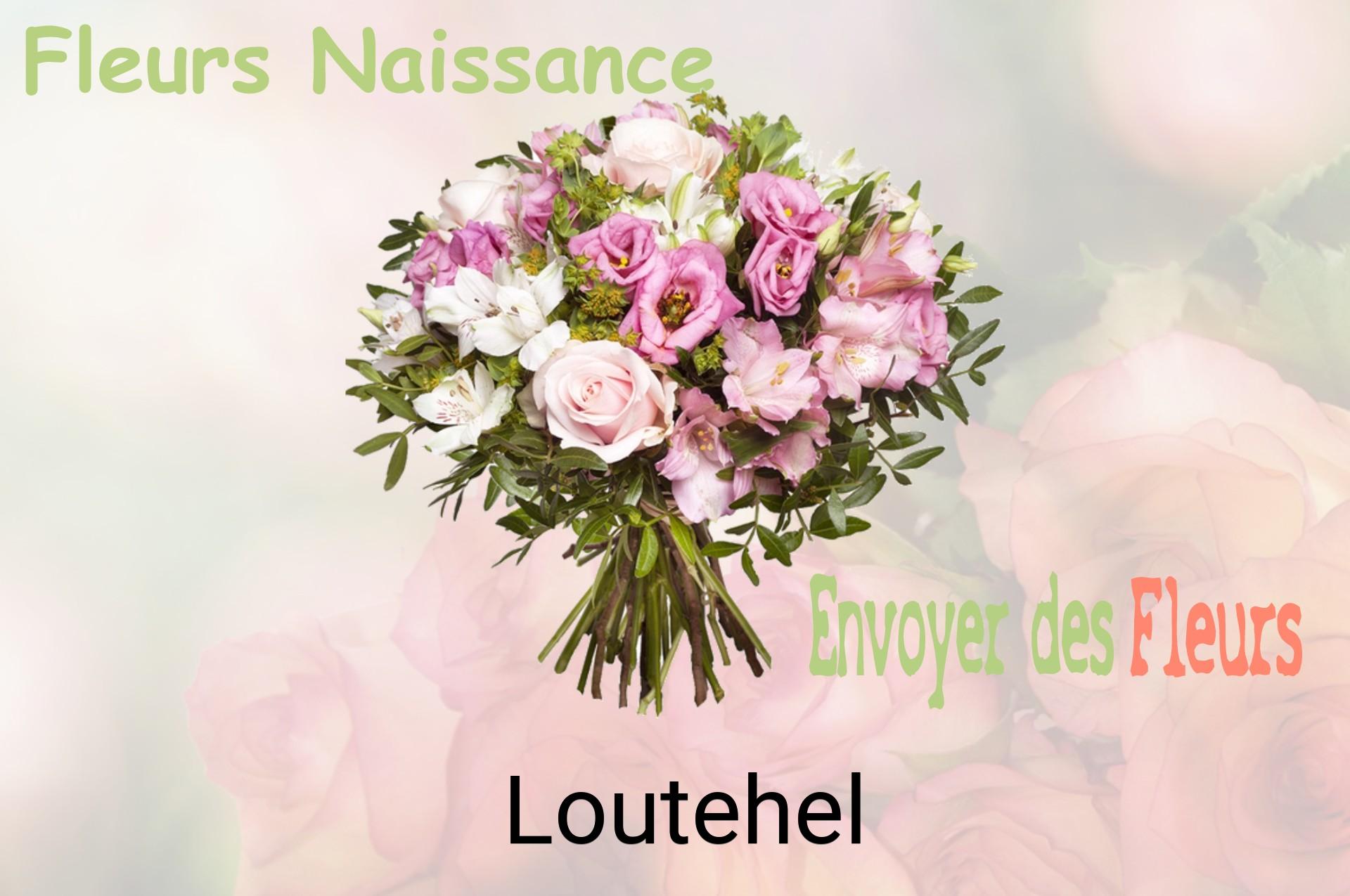 Bouquet de fleurs de naissance livré à Loutehel